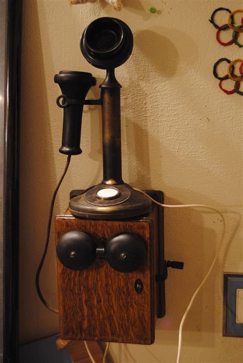 1915 western electric ringer box crank|Two Antique Telephones .